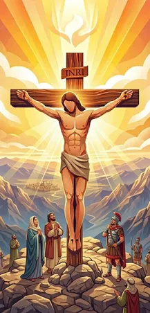 Jesus on the cross — redemption and hope for humanity