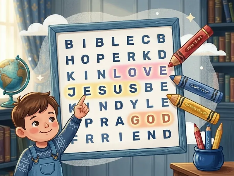 Free Bible word search printables — scripture vocabulary puzzles